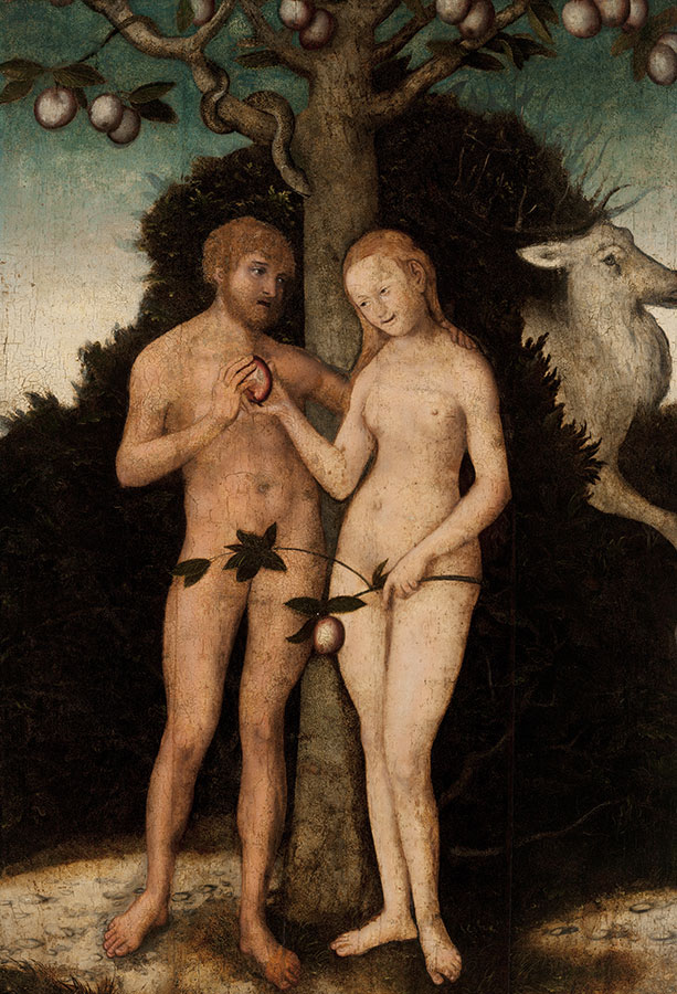Taller de Lucas Cranach (el viejo), Adán y Eva | Museo Nacional de Bellas  Artes de Cuba