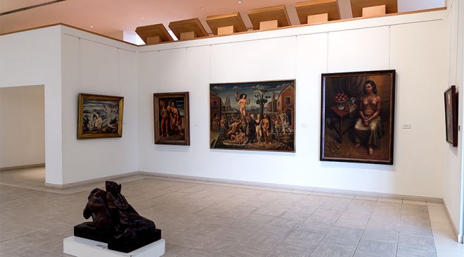 Sala Consolidación del Arte moderno. 