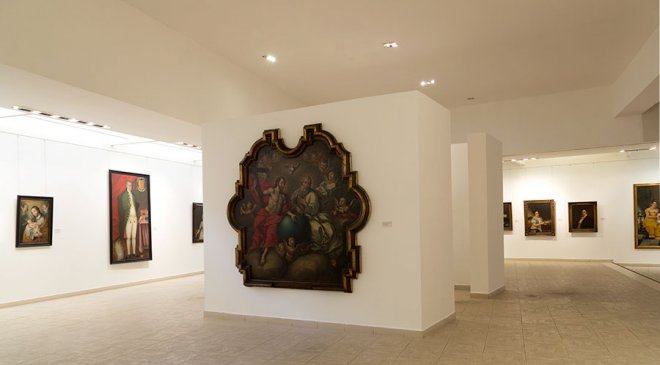 Sala Arte en la colonia. La pintura religiosa