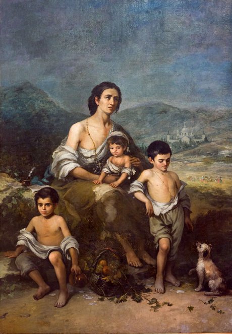 Eugenio Lucas Velázquez, La santera del Escorial, 1862