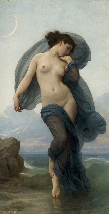 Wiliam Adolphe Bouguereau, Atardecer, 1882