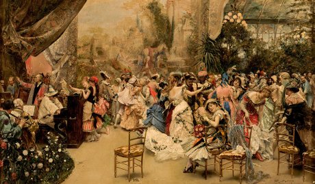 Raimundo de Madrazo, Fiesta de carnaval, 1879