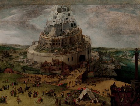 Círculo de Jacob Grimmer, Construcción de la Torre de Babel, -1