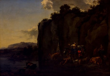 Nicolaes Pietersz Berchem, Escena italiana, -1