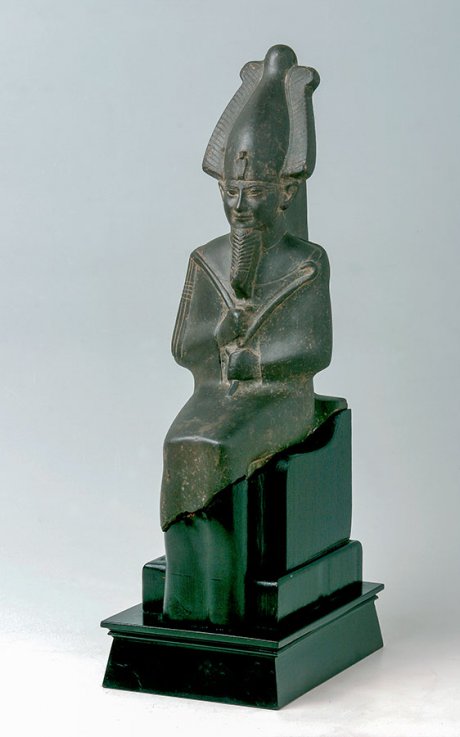 Anónimo, Estatua de Osiris dedicada por Nespakachutí. Saíta. Dinastía XXVI, 664