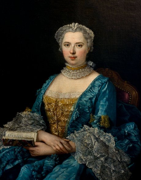 Louis Michel Van Loo, Retrato de Mujer, -1