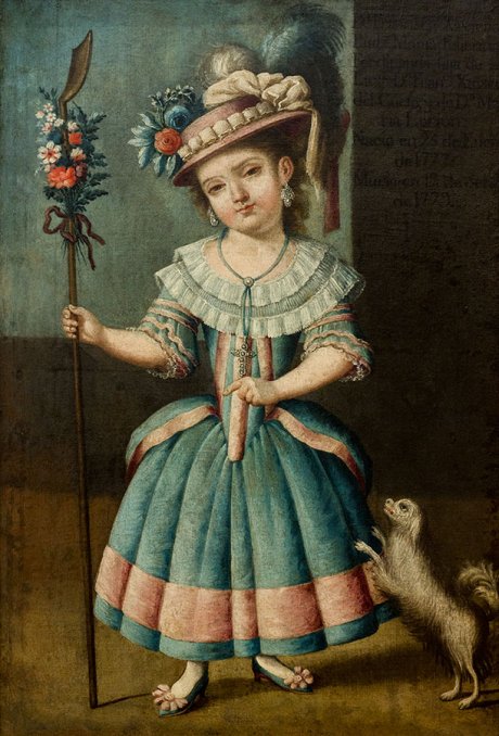 Anonimo del Virreinato de Nueva España, Retrato de Francisca Xaviera de Paula