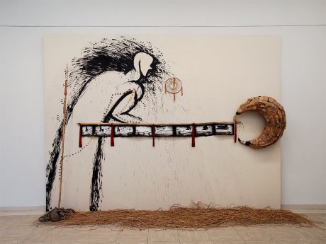 José Bedia Valdés (La Habana, 1959), El golpe del tiempo, 1986