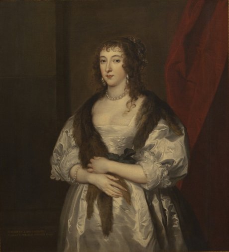 Anton Van Dyck, Retrato de Elizabeth Dormer, Lady Herbert de Raglan., 1635