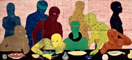 Belkis Ayón Manso  (La Habana 1967-1999), La cena, 1988