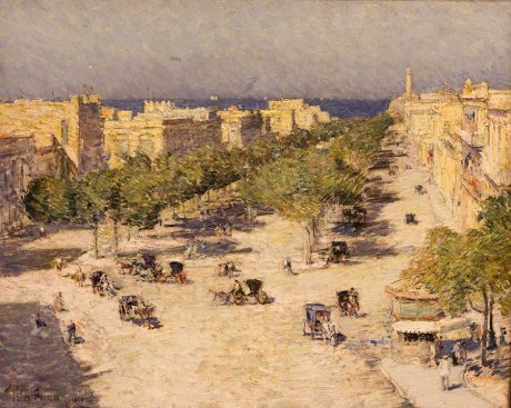 Childe Hassam, Vista del Paseo del Prado, -1