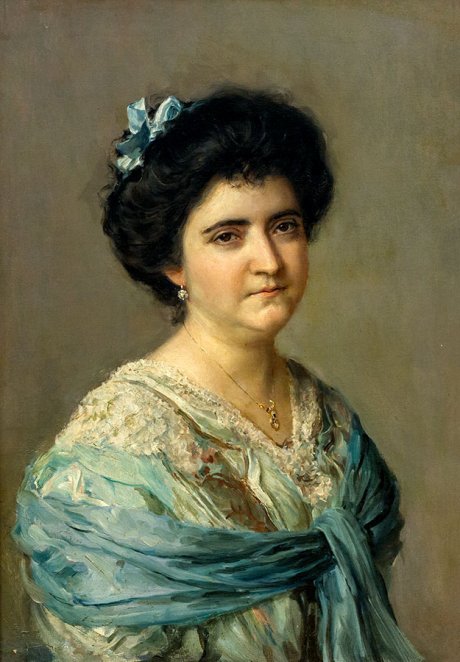 Armando García Menocal, Retrato de Sara de la Vega de Menocal