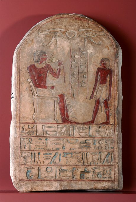 Anónimo, Estela funeraria de un hombre llamado Rahotep, 1540