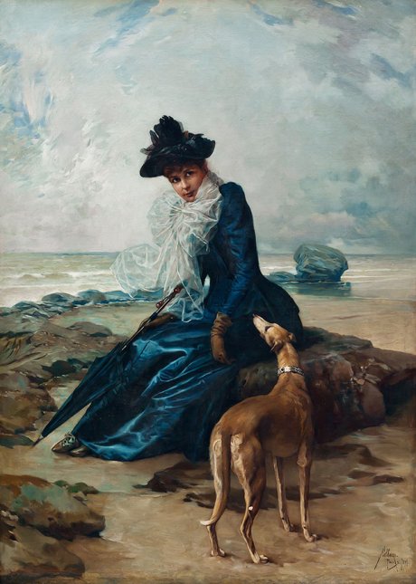 Guillermo Collazo, Dama sentada a orillas del mar