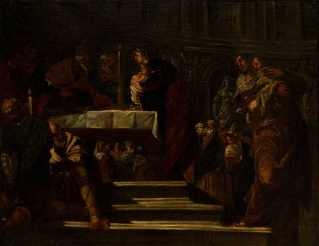 Jacopo Robusti. Llamado Tintoretto (Venecia, La Presentación de la Virgen en el Templo