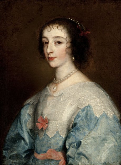 Taller de Anton Van Dyck, La reina Enriqueta María