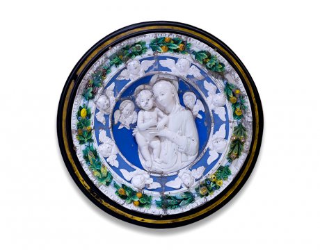 Della Robbia (siglos XV y XVI). Taller de, La Virgen y el Niño