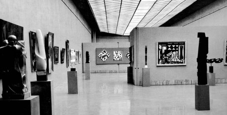 Sala permanente de artes plásticas.