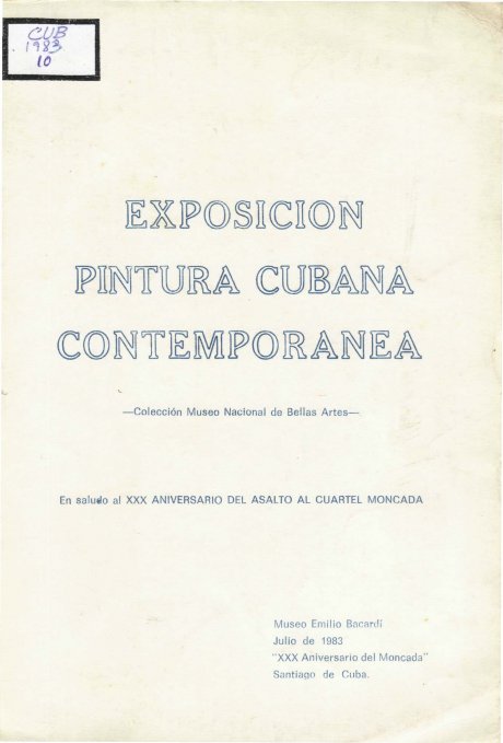 Exposición pintura cubana contemporánea