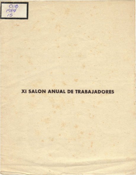 XI Salón Anual de Trabajadores