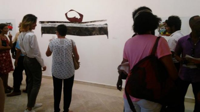 Obra de Nanette Carter: «equilibrio de la esperanza»