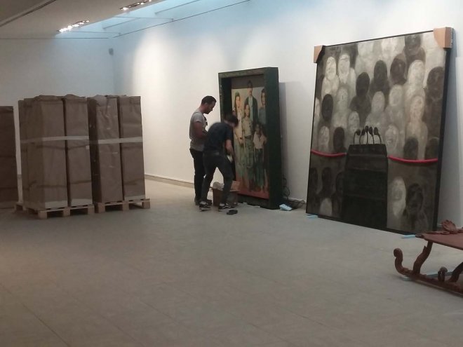 El Museo se prepara para abrir sus puertas al público de la XIII Bienal de La Habana. 