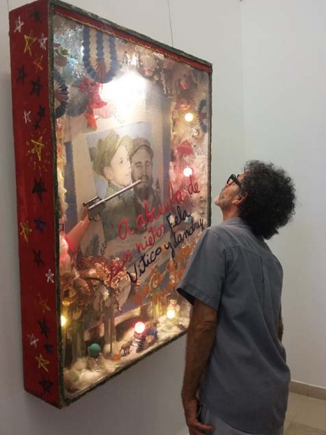 Leandro Soto visita la exposición La posibilidad infinita. Pensar la nación