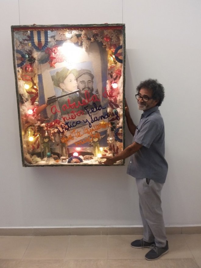 Leandro Soto visita la exposición La posibilidad infinita. Pensar la nación
