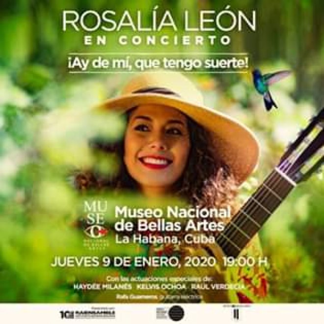 Concierto de la cantante mexicana Rosalía León