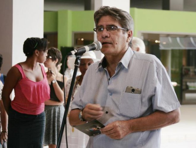 Rafael Acosta de Arriba, curador de la exposición_Foto: Maité Fernández 