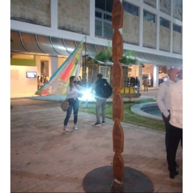 Inauguración de la muestra En ningún lugar como en casa de Kcho