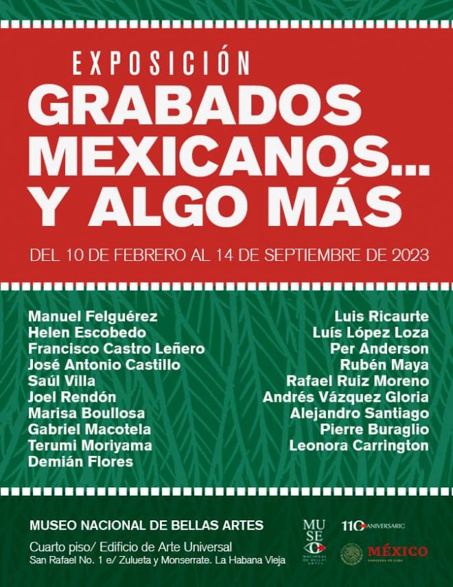 Inauguración de la exposición "Grabados mexicanos... y algo más"