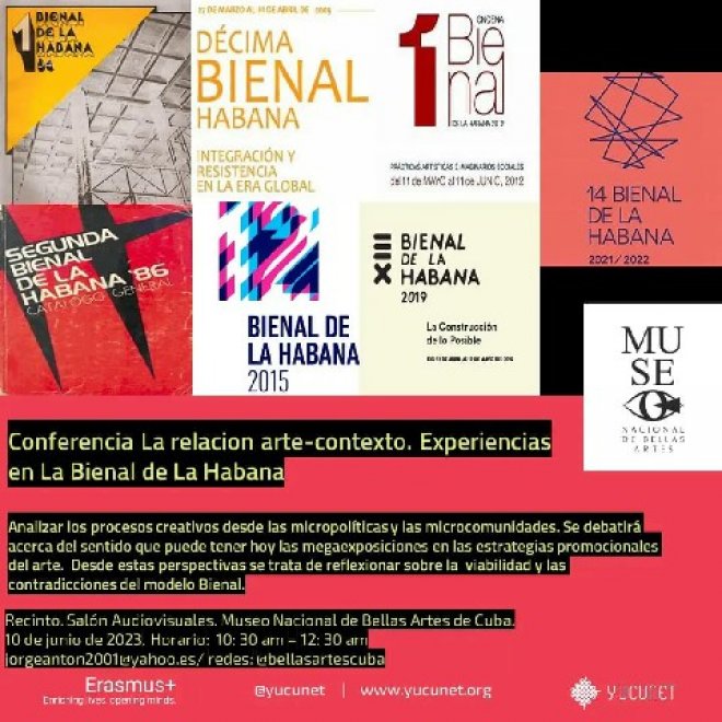 Conferencia "La relación arte-contexto. Experiencias de la Bienal de La Habana"