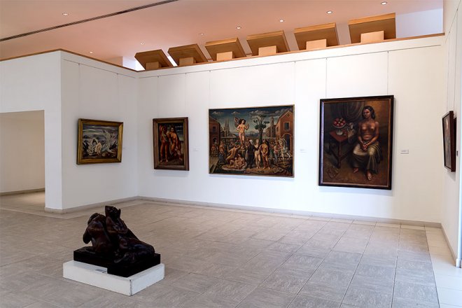 Sala Consolidación del Arte moderno. 