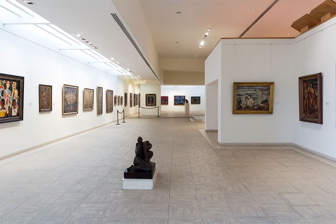 Sala Consolidación del Arte moderno. 