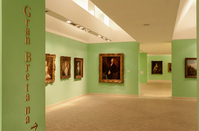 Sala de arte Británico entrada