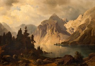 Heinrich o Johann Heinrich Ludolf Steinnike, El lago del Rey, -1