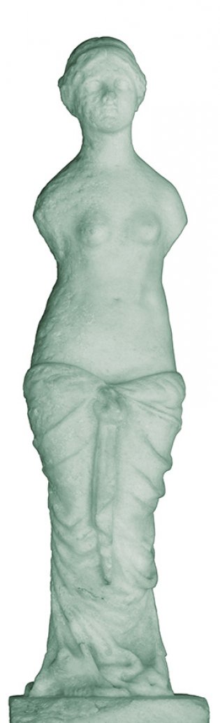 Anónimo, Afrodita con manto sobre cadera