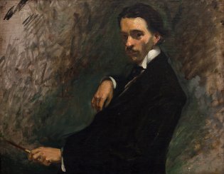 Leopoldo Romañach, Retrato del pintor Sánchez Araujo