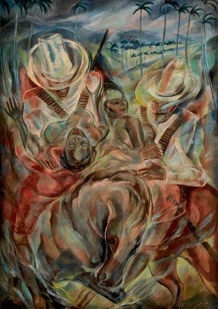 Carlos Enríquez, El rapto de las mulatas, 1938