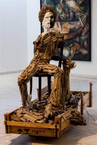 Juan Ricardo Amaya, El domador (Autorretrato), 1980