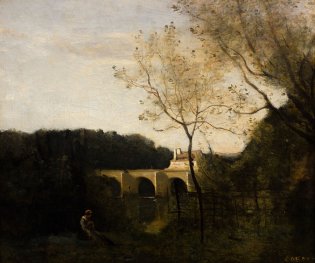 Camille Corot, El viejo puente de Nantes, 1855