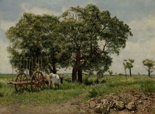 Armando García Menocal, La carreta, 1902