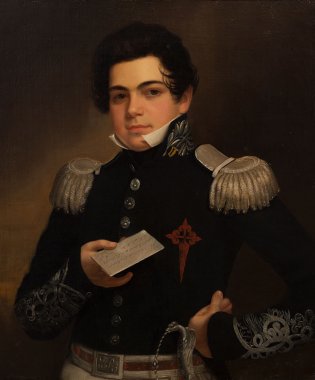 Eliab Metcalf, Retrato del Capitán Felipe Fernández–Romero y Núñez de Villavicencio, Marqués de Casa Núñez Villavicencio y Jura Real, 1832