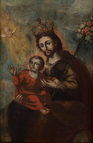 Anónimo, San José y el Niño