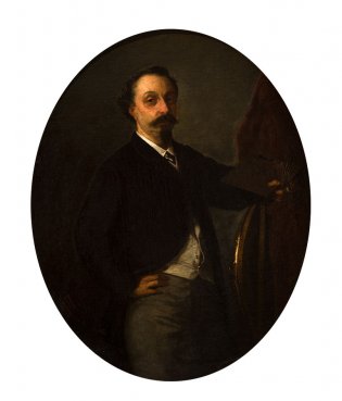 Federico Martínez, Retrato del pintor Víctor Patricio Landaluze 