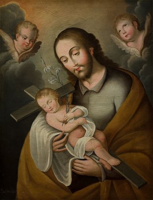 Agustín Rodríguez, San José y el Niño, -1