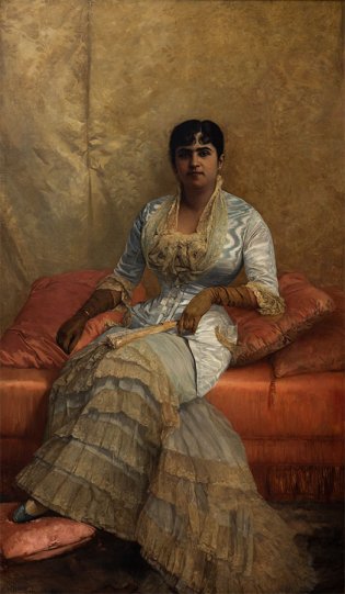Guillermo Collazo, Retrato de Emelina Collazo Tejada, 1886