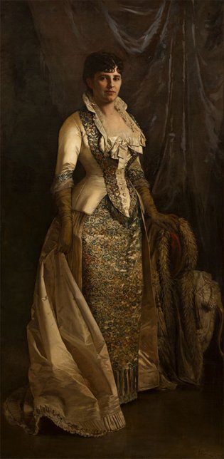 Guillermo Collazo, Retrato de Carmen Bacallao de Malpica, 1883