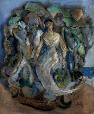 Eduardo Abela, El triunfo de la rumba, 1928